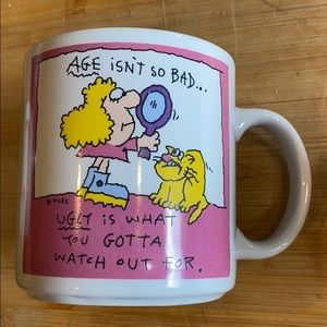 Vintage 1985 OZ Age Isn’t So Bad Funny Coffee Mug Retro Gag Gift